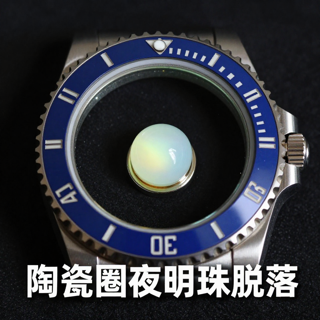 劳力士水鬼陶瓷圈夜明珠脱落可以单独修复吗